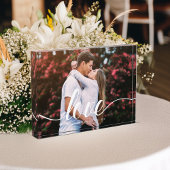 Bekledingsfoto voor Elegant Script "Love" Fotoblokken