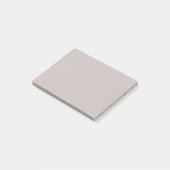 bekleed beige papier post-it® notes (Schuin)
