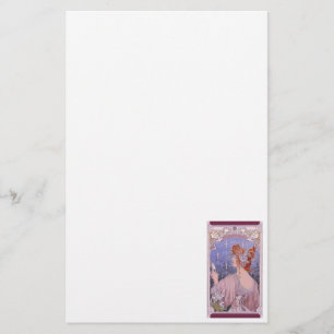 Bekleed schrijfwerk voor vrouwen briefpapier