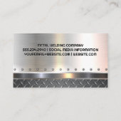 bekleed staal | Rivieren | Hulpmiddelen voor lasse Visitekaartje (Achterkant)