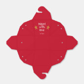 Beklekt met liefde - Gingerbrood Mannen - Kerstmis Bedankdoosjes (Uitgevouwen)