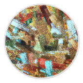 Beklekte Arizona Ceramic Knob Keramische Knop (Voorkant)