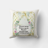 Bekleurde glazen ramen van Guardian Kussen (Achterkant)