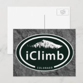 Beklim Colorado Rocky Mountain Briefkaart (Voorkant / Achterkant)