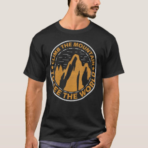 Beklim de berg om de World Inspiration Cl te zien T-shirt