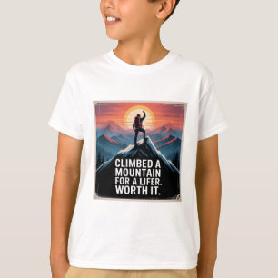Beklim een berg voor een leven - Epic Birdwatching T-shirt