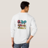 Beklim, verover, vier t-shirt (Achterkant volledig)