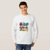Beklim, verover, vier t-shirt (Voorkant volledig)