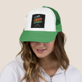 Beklim, verover, vier. trucker pet (In situ)