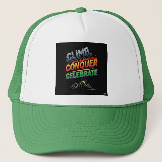 Beklim, verover, vier. trucker pet (Voorkant)