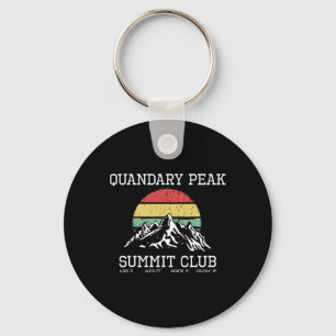 Beklimde Quandary Peak Summit Club Wandel Colorado Sleutelhanger