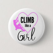 Beklimmen als een gipsklimmer ronde button 5,7 cm (Voorkant)