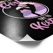 Beklimmen als Girl Mountainbt Foto Afdruk (Hoek)