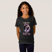 Beklimmen als Girl Mountainbt T-shirt (Voorkant volledig)