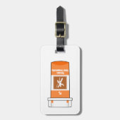 Beklimmen is mijn geneesmiddel bagagelabel (Voorkant verticaal)