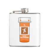 Beklimmen is mijn geneesmiddel heupfles (Voorkant)