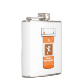 Beklimmen is mijn geneesmiddel heupfles (Rechts)