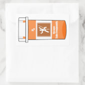 Beklimmen is mijn geneesmiddel rechthoekige sticker (Tas)