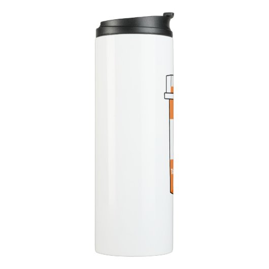 Beklimmen is mijn geneesmiddel thermosbeker (Gedraaid links)