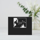 Beklimmen van adrenaline-chemische formules bij he briefkaart (Staand voorkant)