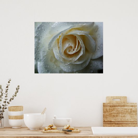 Beklimmen van Iceberg Rosa Poster (Keuken)