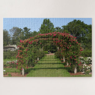 Beklimmen van Roos Arch Elizabeth Park Garden Hart Legpuzzel