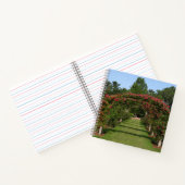 Beklimmen van Roos Arch Elizabeth Park Garden Hart Notitieboek (Binnen)
