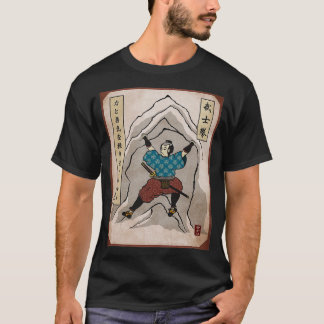 Beklimmen van Samurai Bouldering T-shirt