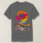 Beklimmen van Tokio Japan 2021 nieuwe sport Klimaa T-shirt (Design voorkant)