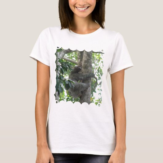 Beklimmende dames T-Shirt (Voorkant)