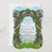 Beklimmende druiven en Honeysuckles Flowers Kaart (Voorkant)