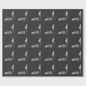 Beklimmende evolutiestroop, freeclimbant-avonturie cadeaupapier (Vlak)