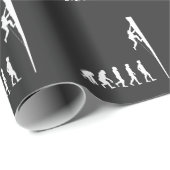 Beklimmende evolutiestroop, freeclimbant-avonturie cadeaupapier (Rol Hoek)