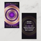 Beklimmende filmmaker Video's Visitekaartje (Voorkant / Achterkant)