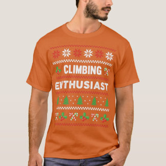 Beklimming enthousiast over de Ugly KerstSweater G T-shirt