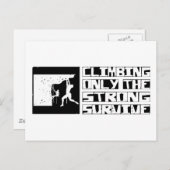 Beklimming overleving briefkaart (Voorkant / Achterkant)