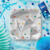 Beklimming van rotswanden papieren bordje (Feest)