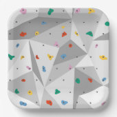 Beklimming van rotswanden papieren bordje (Voorkant)