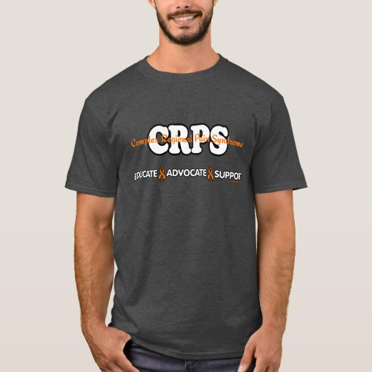 BEKNOP DE STEUN VAN DE ADVOCAAT...CRPS T-SHIRT (Voorkant)