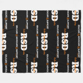 BEKNOPEN STEUN VOOR ADVOCAAT...RSD FLEECE DEKEN (Voorkant (Horizontaal))