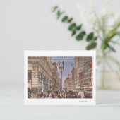 Beknopt overzicht op Busy Broadway Briefkaart (Staand voorkant)