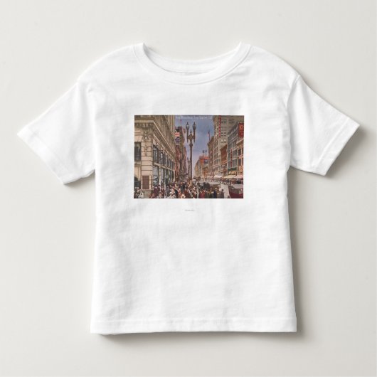 Beknopt overzicht op Busy Broadway Kinder Shirts (Voorkant)