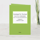 BEKNOPTE UITDRUKKINGEN - Wenskaart Kaart (Achterkant)