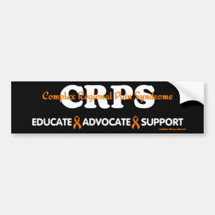 BEKNOPTE VOORAFGAANDE SUPPORT.. RSD/CRPS BUMPERSTICKER