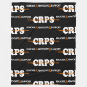 BEKNOPTE VOORAFGAANDE SUPPORT.. RSD/CRPS FLEECE DEKEN (Voorkant)