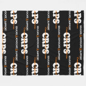 BEKNOPTE VOORAFGAANDE SUPPORT.. RSD/CRPS FLEECE DEKEN (Voorkant (Horizontaal))