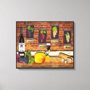 Beko Vineyard Canvas Afdruk