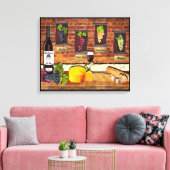 Beko Wijngaard Canvas Afdruk (Insitu (Woonkamer))