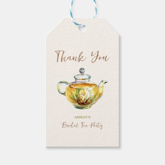 BEKOORLIJKE Kamille Bruidstheeparty Cadeaulabel (Voorkant)