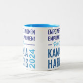 BEKRACHTIGDE VROUWEN... TWEEKLEURIGE KOFFIEMOK (Center)